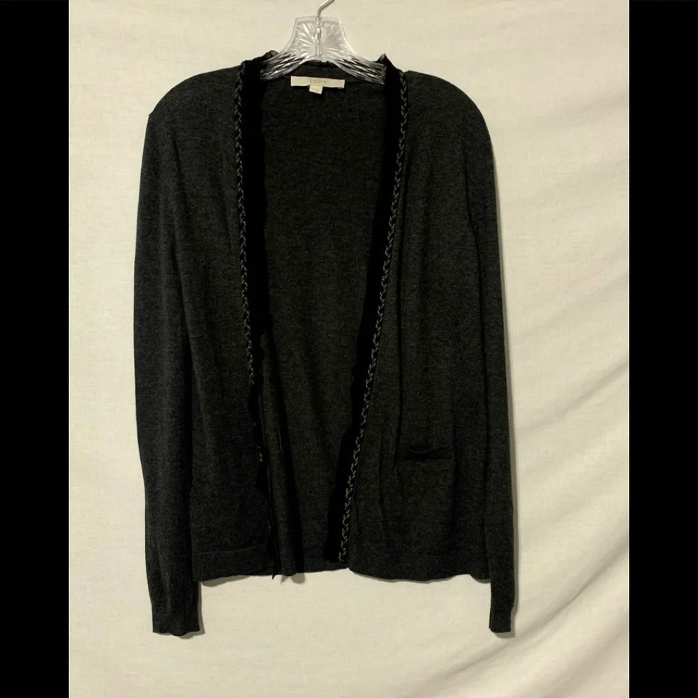 LOFT cardigan open